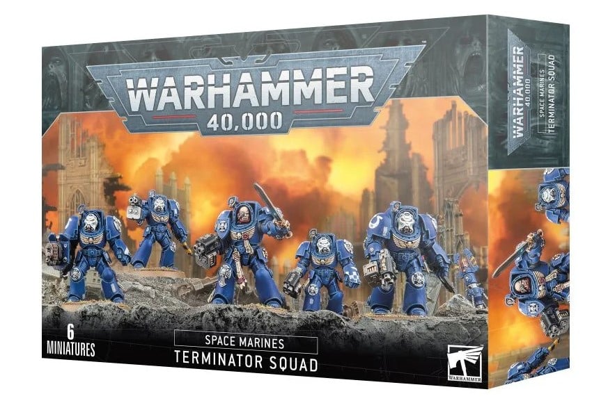 WARHAMMER 40K  -  SPACE MARINES  -  TERMINATOR SQUAD