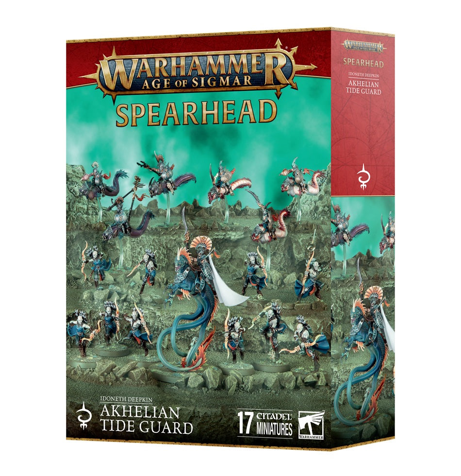 WARHAMMER : AGE OF SIGMAR  -  IDONETH DEEPKIN  -  SPEARHEAD: AKHELIAN TIDE GUARD