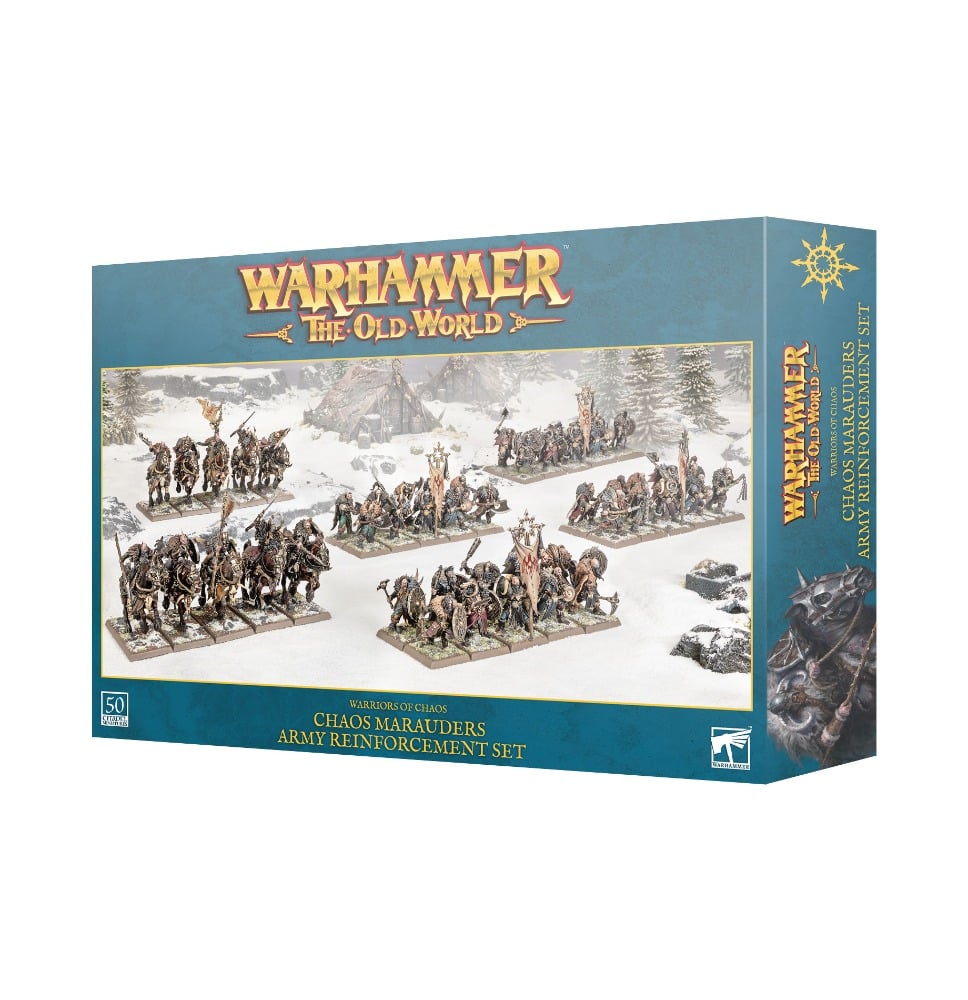 WARHAMMER : THE OLD WORLD  -  WARRIORS OF CHAOS  -  CHAOS MARAUDERS ARMY REINFORCEMENT SET