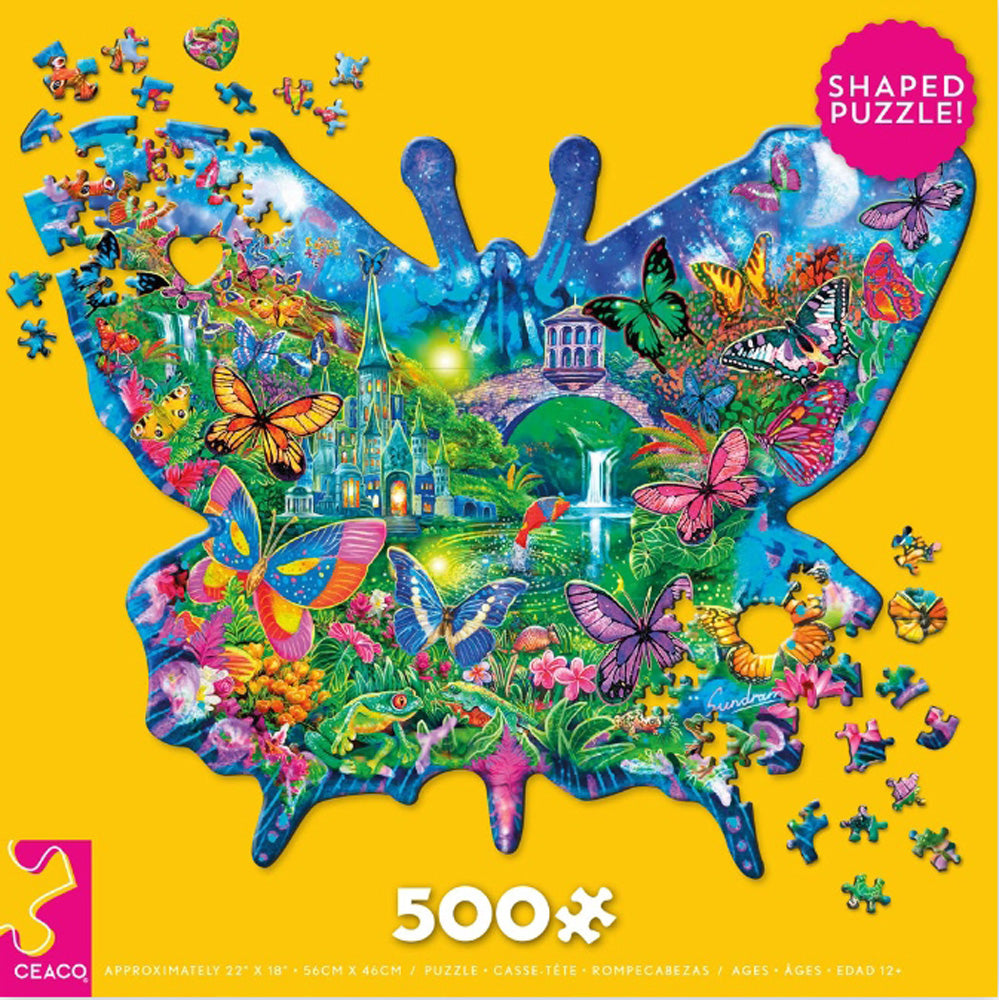 Shaped Puzzle - Butterfly