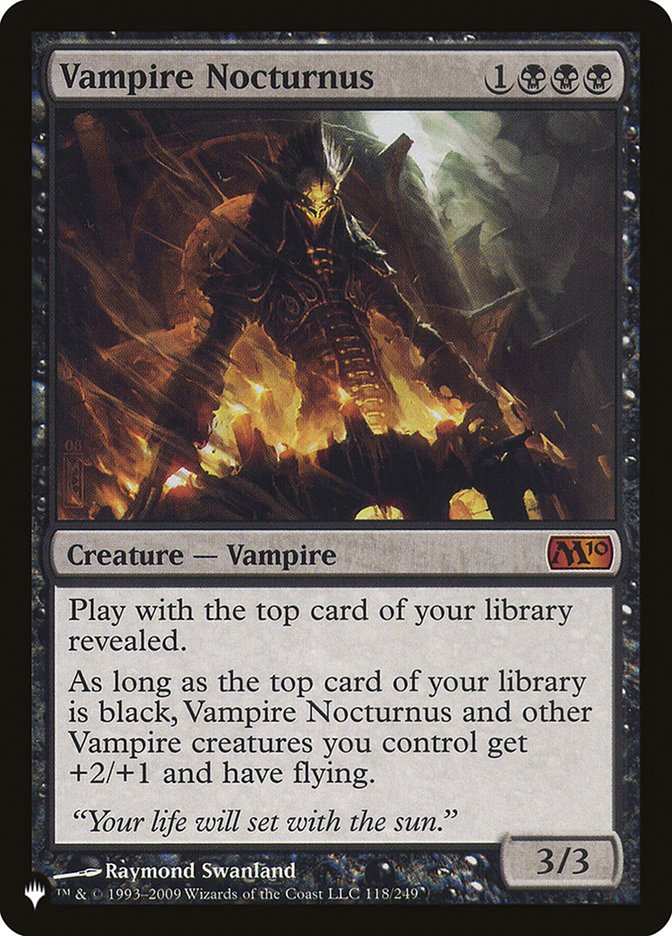 Vampire Nocturnus [The List]