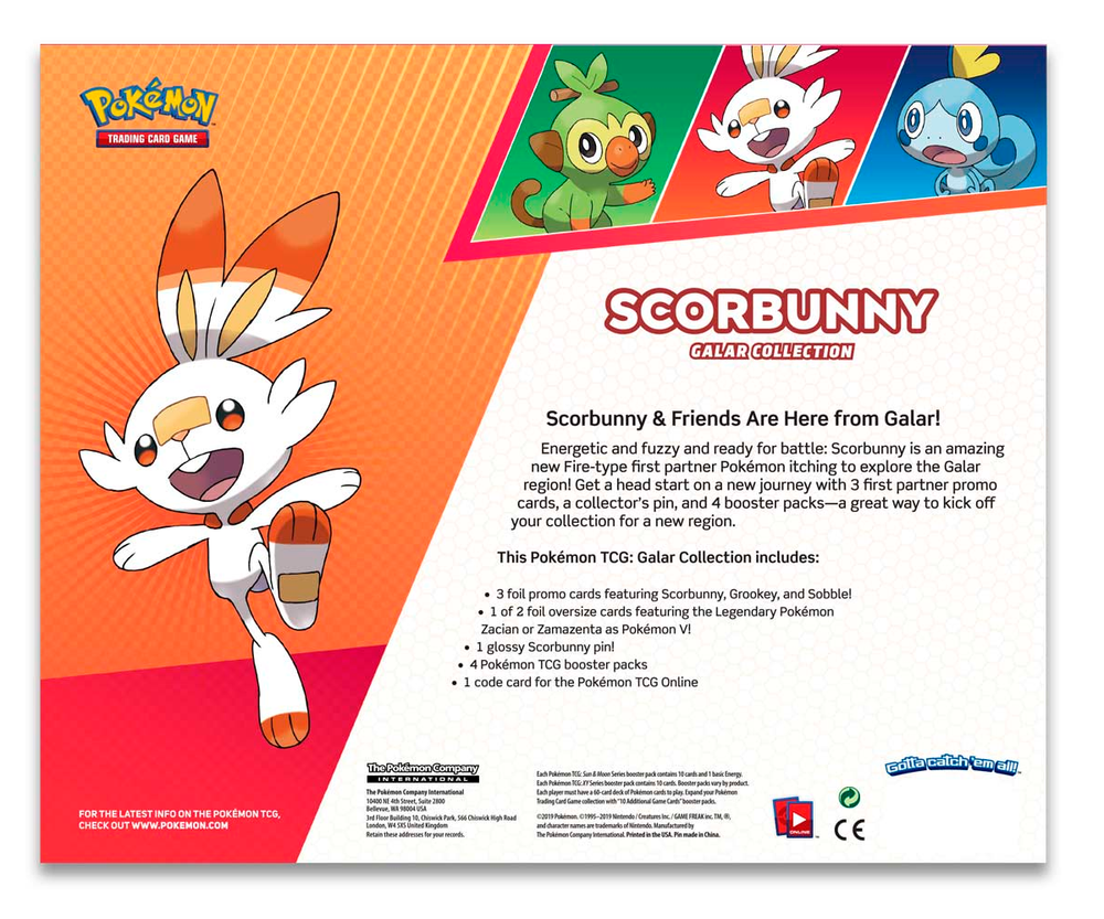 Galar Collection (Scorbunny/Zacian)