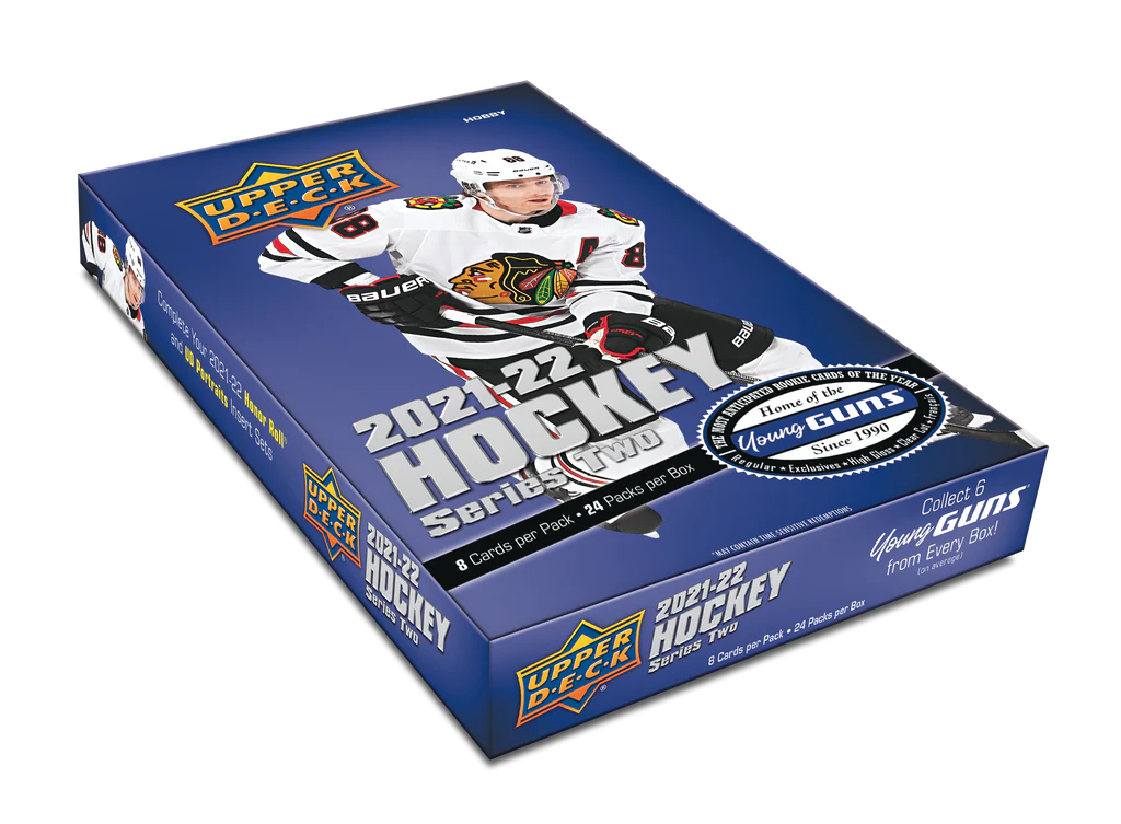 2021-22 UPPER DECK SERIES 2 HOCKEY HOBBY BOX