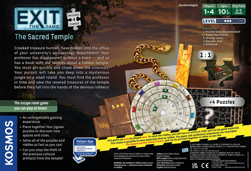 Exit The Game (The Sacred Temple With Puzzle)