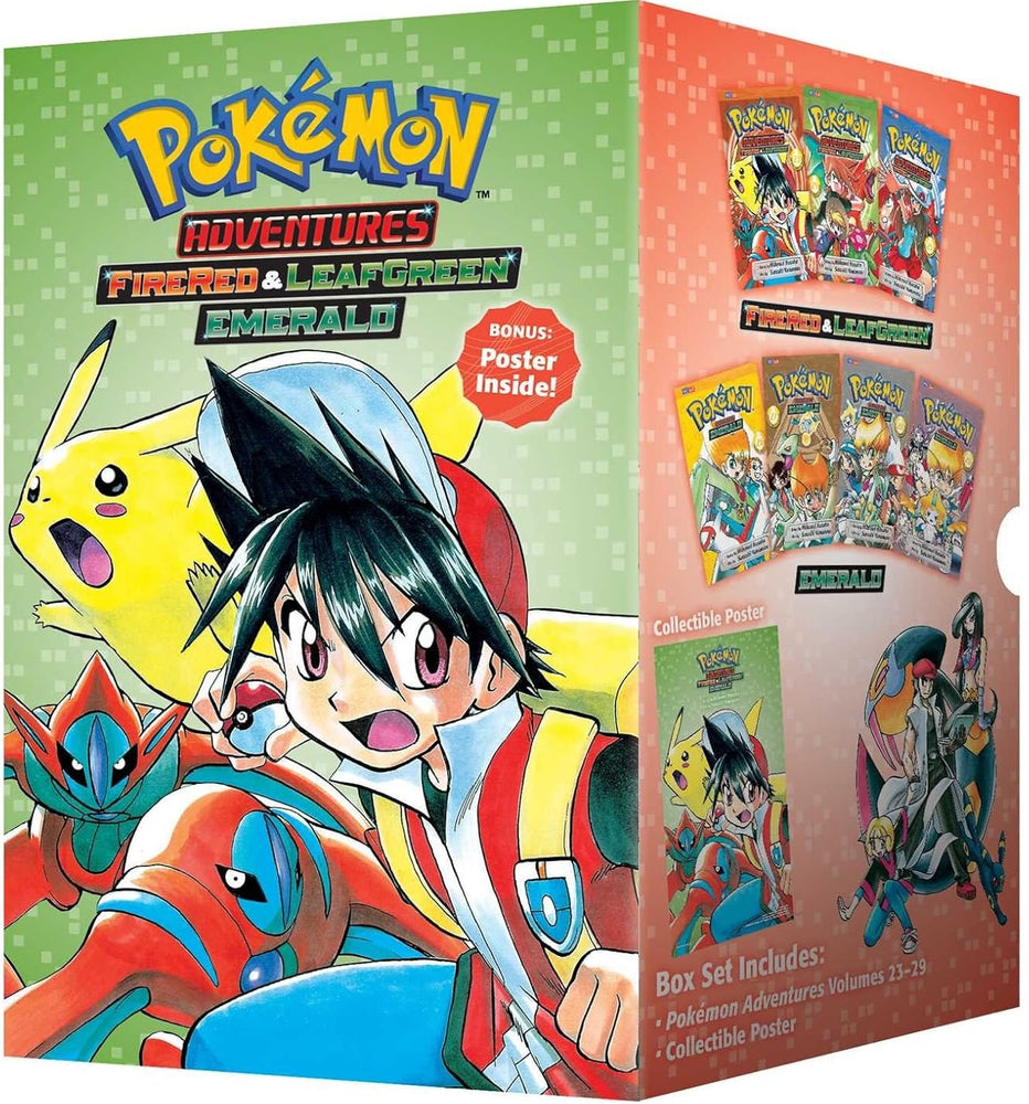 POKEMON ADVENTURES FIRERED/LEAFGREEN/EMERALD BOX