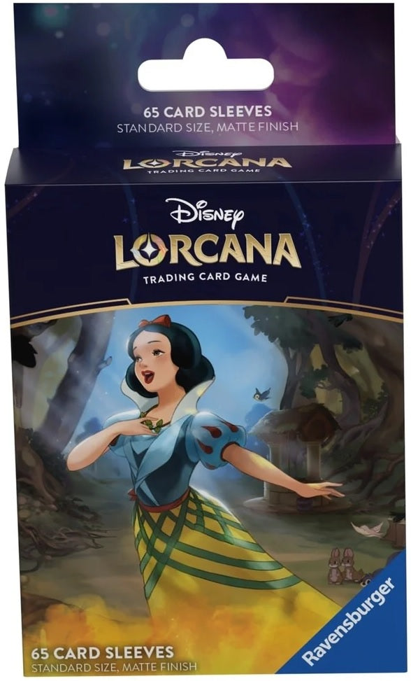 DISNEY LORCANA CARD SLEEVE SET 4 PACK B SNOW WHITE
