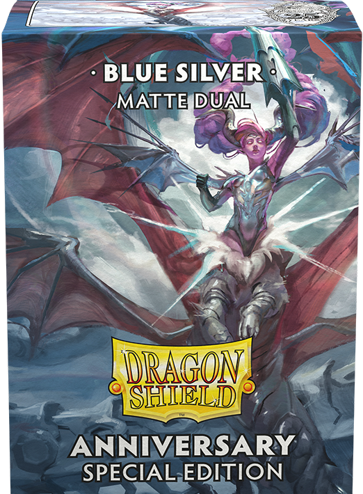 DRAGON SHIELD SLEEVES ANNIVERSARY SPECIAL EDITION BLUE/SILVER