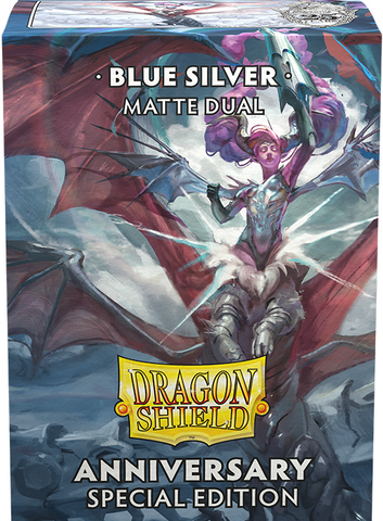 DRAGON SHIELD SLEEVES ANNIVERSARY SPECIAL EDITION BLUE/SILVER