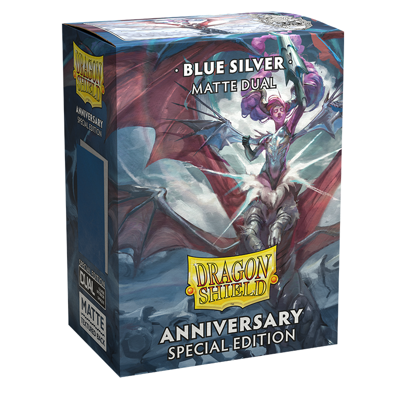 DRAGON SHIELD SLEEVES ANNIVERSARY SPECIAL EDITION BLUE/SILVER