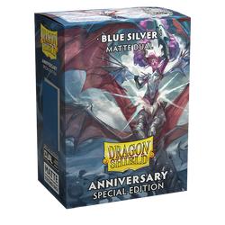 DRAGON SHIELD SLEEVES ANNIVERSARY SPECIAL EDITION BLUE/SILVER