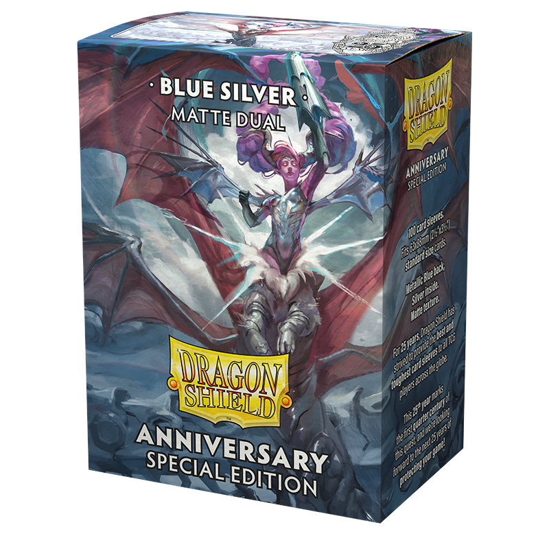 DRAGON SHIELD SLEEVES ANNIVERSARY SPECIAL EDITION BLUE/SILVER