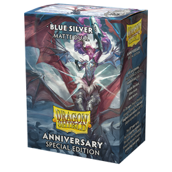 DRAGON SHIELD SLEEVES ANNIVERSARY SPECIAL EDITION BLUE/SILVER