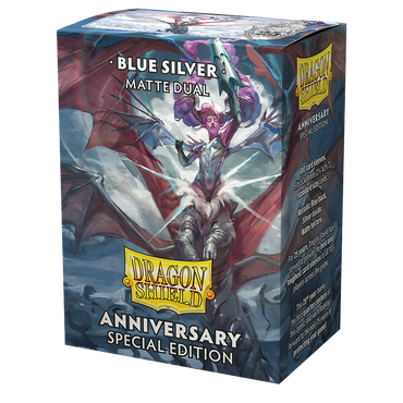 DRAGON SHIELD SLEEVES ANNIVERSARY SPECIAL EDITION BLUE/SILVER