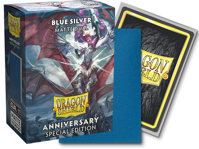 DRAGON SHIELD SLEEVES ANNIVERSARY SPECIAL EDITION BLUE/SILVER