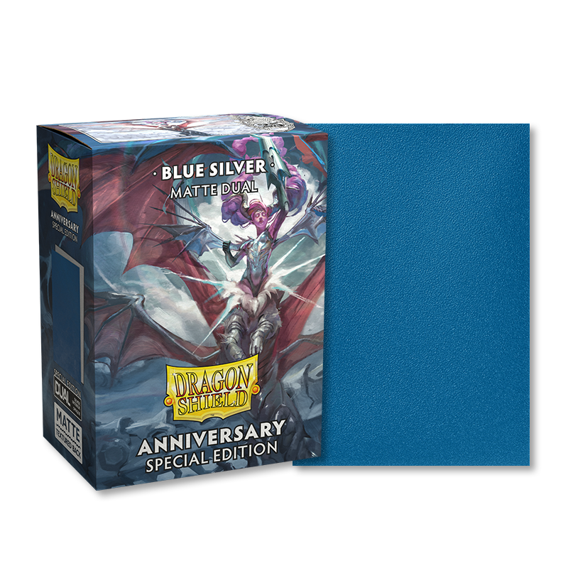 DRAGON SHIELD SLEEVES ANNIVERSARY SPECIAL EDITION BLUE/SILVER