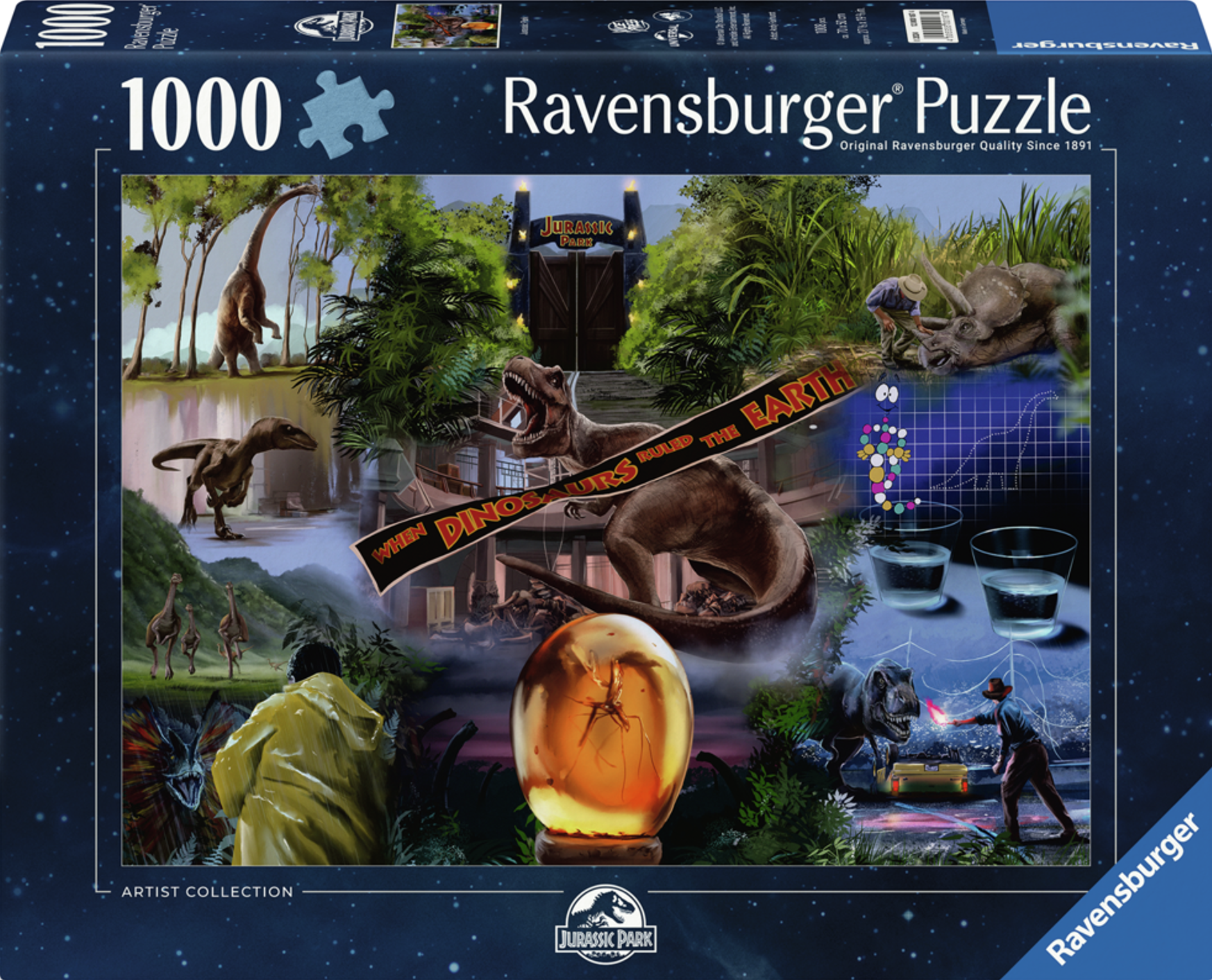 UNIVERSAL PUZZLE JURASSIC PARK 1000PC