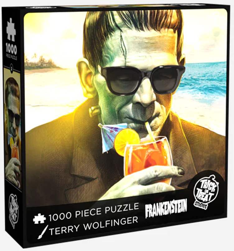 FRANKENSTEIN ON THE BEACH 1000 PC PUZZLE