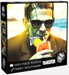 FRANKENSTEIN ON THE BEACH 1000 PC PUZZLE