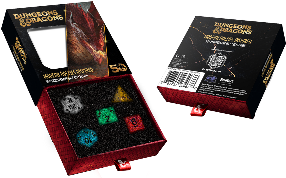 DND 50TH ANNIVERSARY DICE COMMEMORATIVE SET