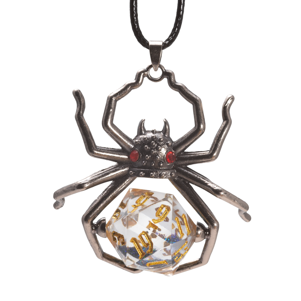 SD BLACK WIDOW D20 NECKLACE