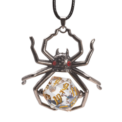 SD BLACK WIDOW D20 NECKLACE