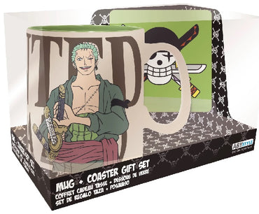 ONE PIECE ZORO MUG AND COASTER SET