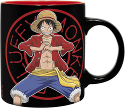 ONE PIECE MUG/NOTEBOOK "LUFFY"/PVC KEYRING SET