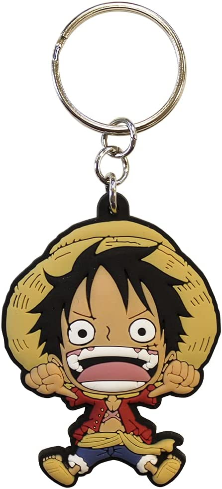 ONE PIECE MUG/NOTEBOOK "LUFFY"/PVC KEYRING SET