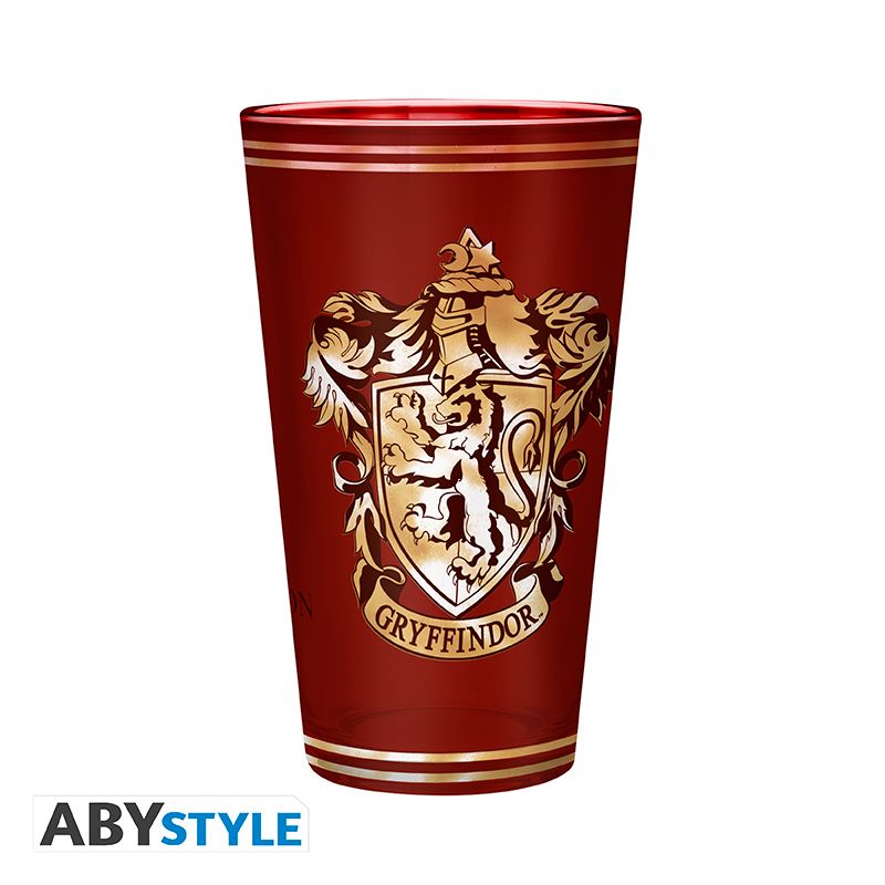 HARRY POTTER GLASS LARGE GRYFFINDOR 400ML