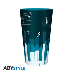 HATSUNE MIKU LARGE GLASS MUSICAL CITY BOX 400ML