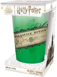 HARRY POTTER LARGE GLASS 400ML POLYJUICE POTION