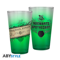 HARRY POTTER LARGE GLASS 400ML POLYJUICE POTION