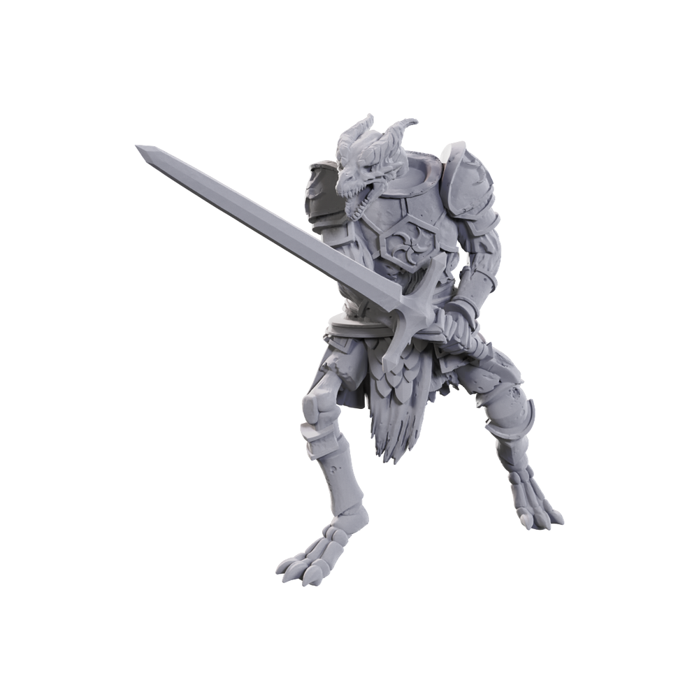 DND UNPAINTED MINIS LIMITED EDITION 50TH ANNIVERSARY SKELETON KNIGHTS