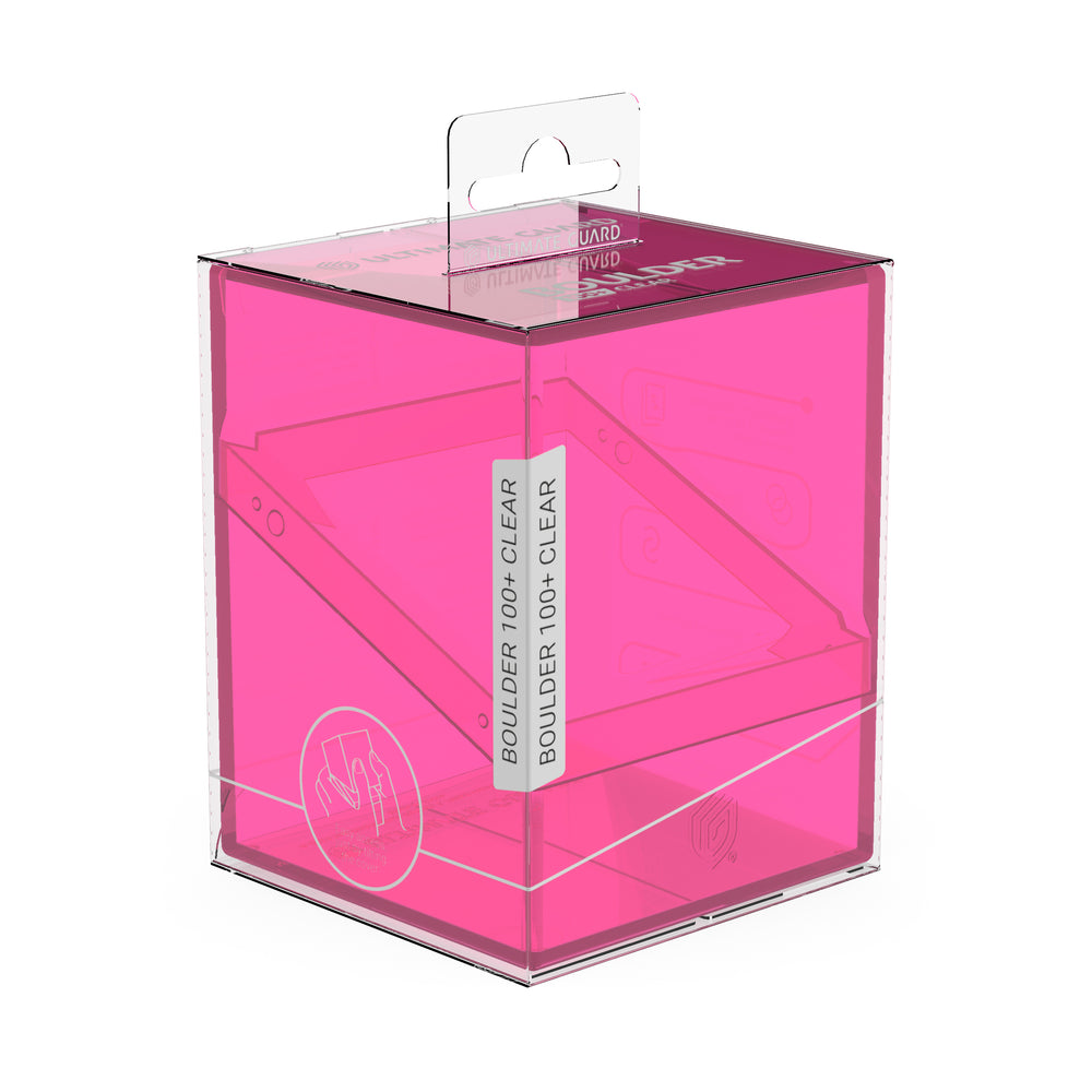 UG DECK CASE BOULDER 100+ CLEAR RHODONITE