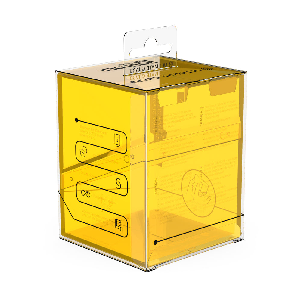 UG DECK CASE BOULDER 100+ CLEAR AMBER