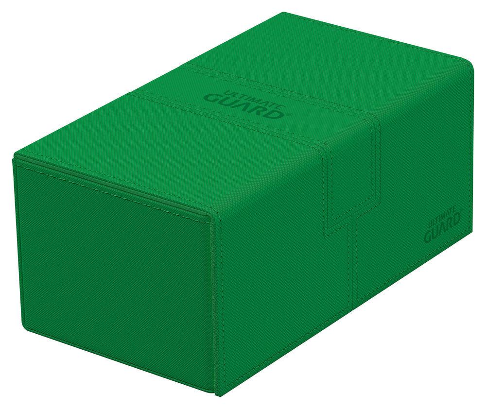 UG TWIN FLIP N TRAY DECK CASE MONOCOLOR GREEN 200+