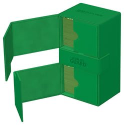 UG TWIN FLIP N TRAY DECK CASE MONOCOLOR GREEN 200+