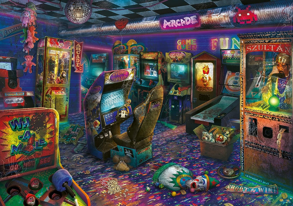 ABANDONED SERIES: FORGOTTEN ARCADE 1000PC PUZZLE