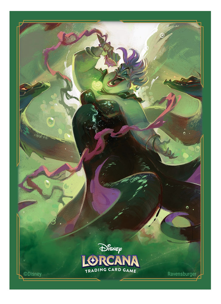 DISNEY LORCANA CARD SLEEVE SET 7 PACK B URSULA
