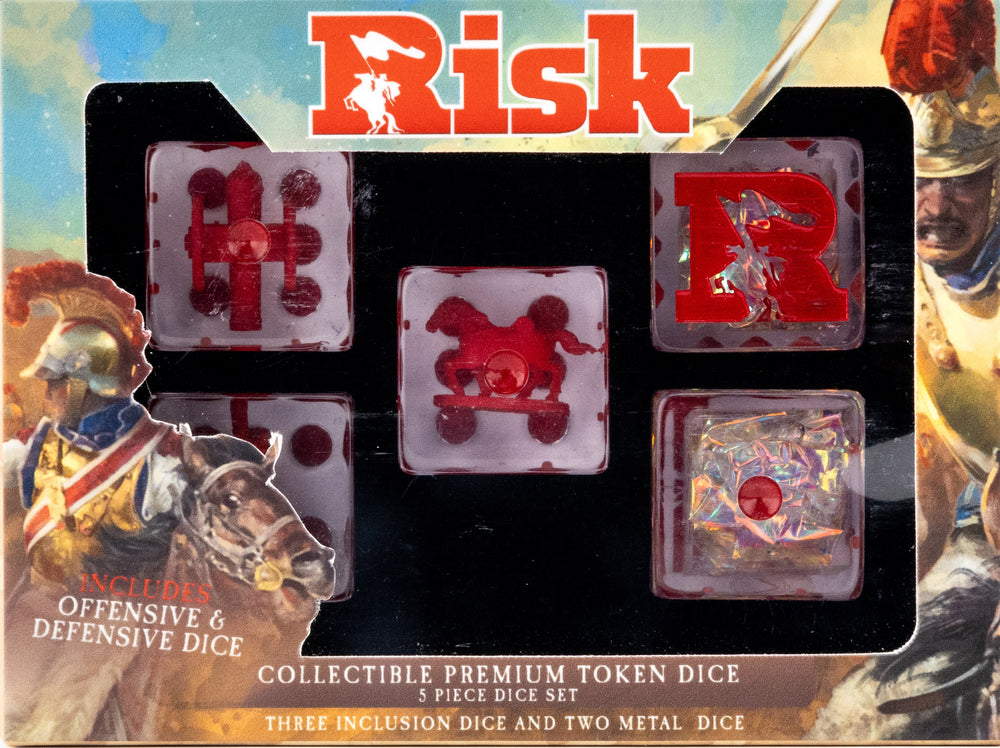 OVERSIZED DICE SET 22MM RISK OFFENSE AND DEFENSE DICE