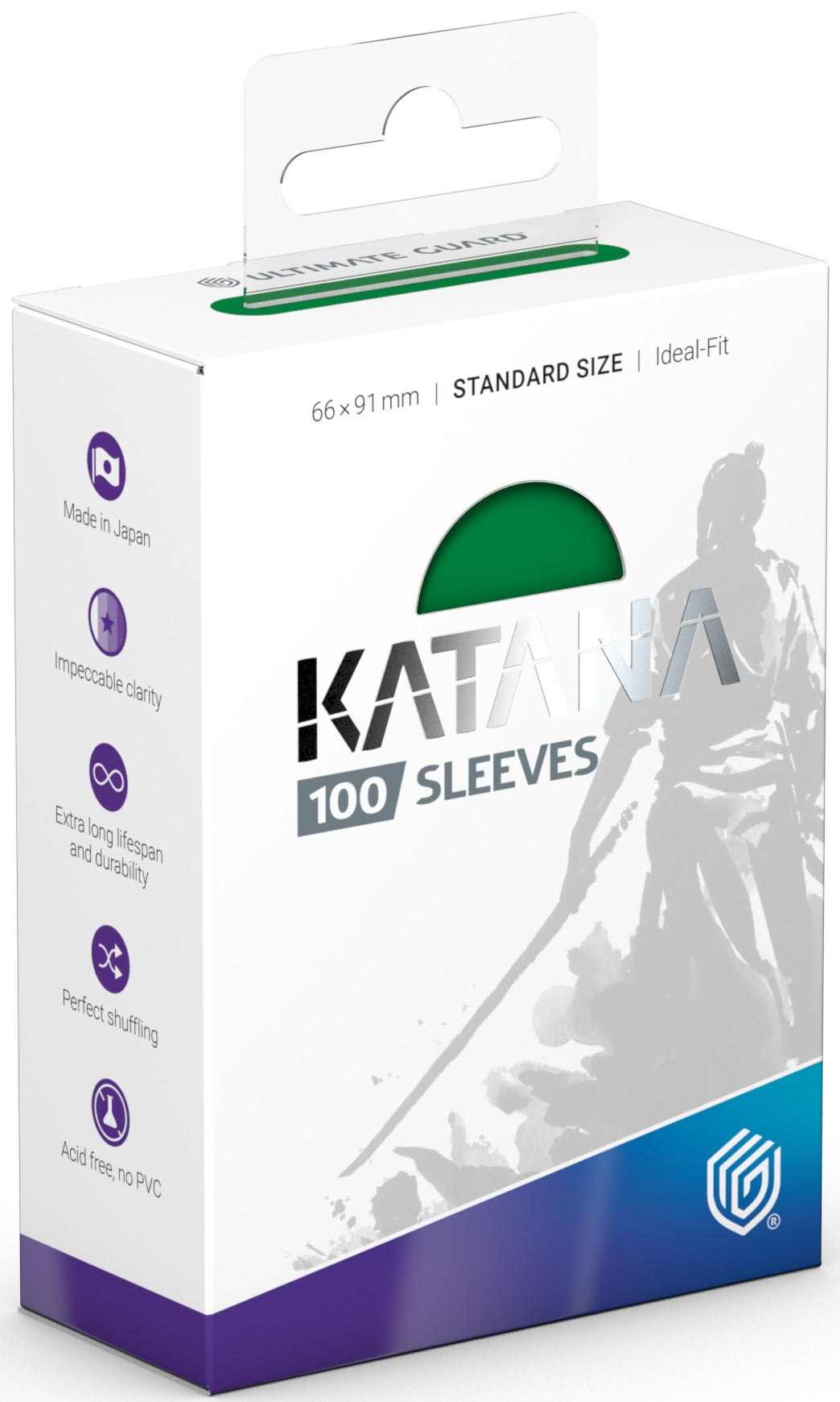 UG SLEEVES KATANA JADE GARDEN 100CT