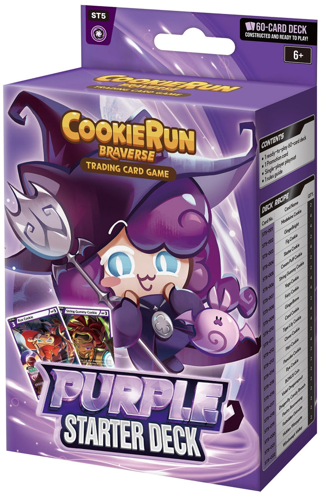 COOKIERUN TCG: BRAVE BEGINNING STARTER DECK PURPLE
