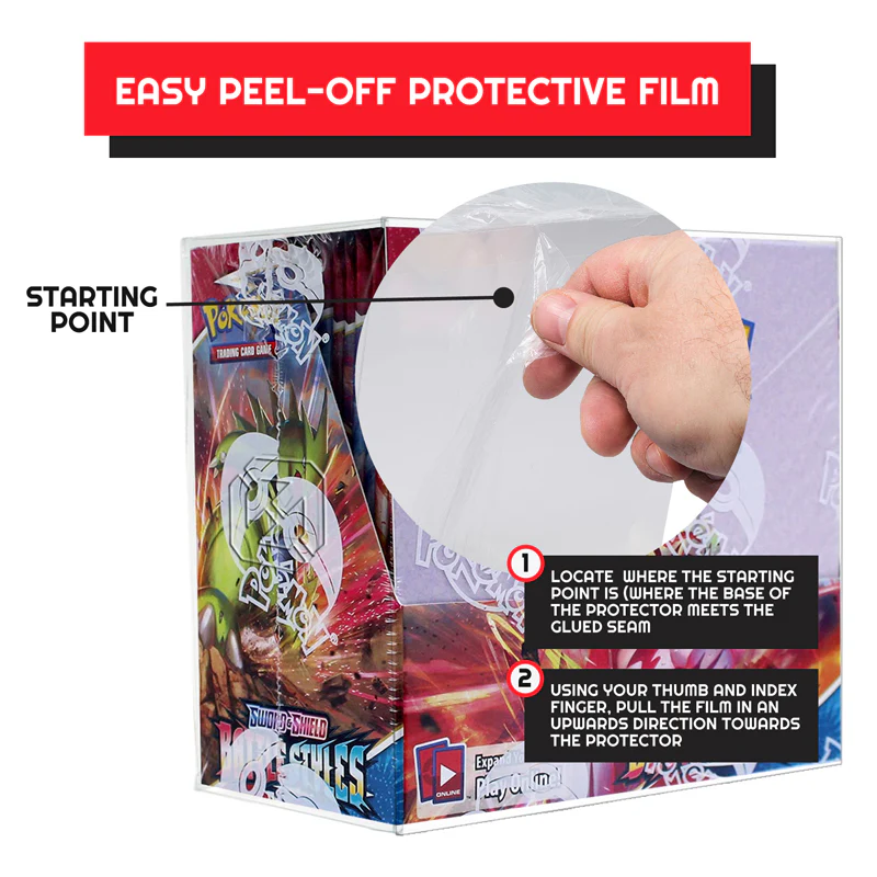 ER POKEMON BOOSTER LARGE BOX PET PROTECTOR SOFT CREASE 0.50MM 5PK