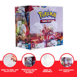 ER POKEMON BOOSTER LARGE BOX PET PROTECTOR SOFT CREASE 0.50MM 5PK
