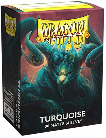 DRAGON SHIELD SLEEVES MATTE TURQUOISE 100CT