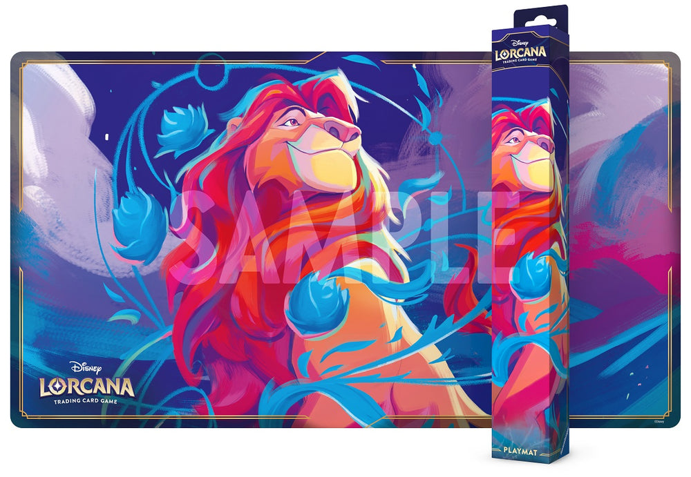 DISNEY LORCANA PLAYMAT SET 9 MAT B MUFASA