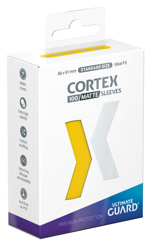 UG SLEEVES CORTEX STANDARD MATTE YELLOW 100CT