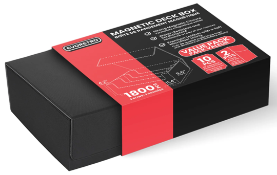 ER MAGNETIC CARD DECK STORAGE BOX 3 ROWS