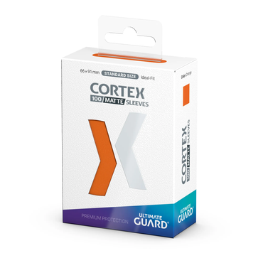 UG SLEEVES CORTEX STD MATTE ORANGE 100CT