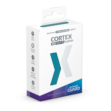 UG SLEEVES CORTEX STD MATTE PETROL 100CT